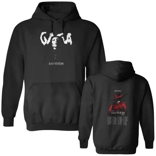 Discover Ld ga The Mayhem Ball Tour Double Sided Hoodies, Ld ga Double Sided Hoodies, The Mayhem Ball Tour Double Sided Hoodies, Ld ga The Mayhem Ball Tour 2025, Ld ga Tour Merch