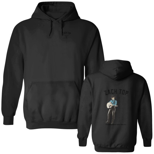 Discover Zach Top 2025 Natural Tour Double Sided Hoodies Double Sided Double Sided Hoodies All Size
