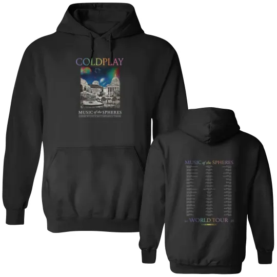 Discover Coldplay Madison Wisconsin Music Of The Spheres 2025 Tour On July 19 Double Sided Hoodies