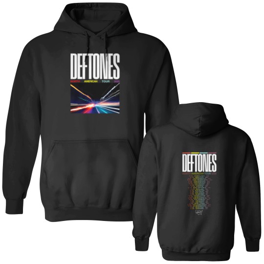 Discover Deftone 2025 Tour Merch North American Dates Double Sided Hoodies.