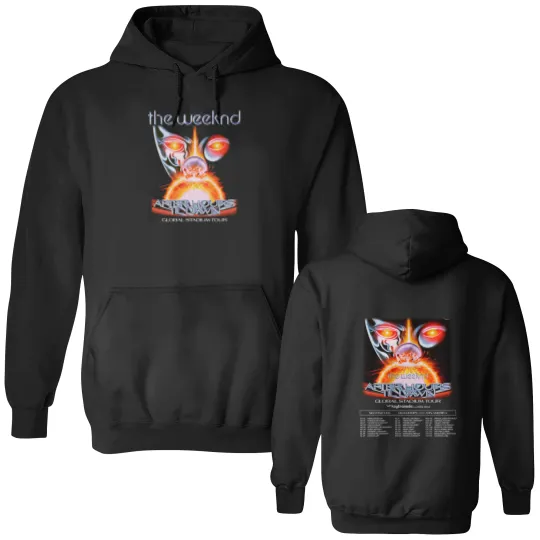 Discover Weeknds After Hours Til Dawn 2023 Tour 2 Sides Double Sided Hoodies