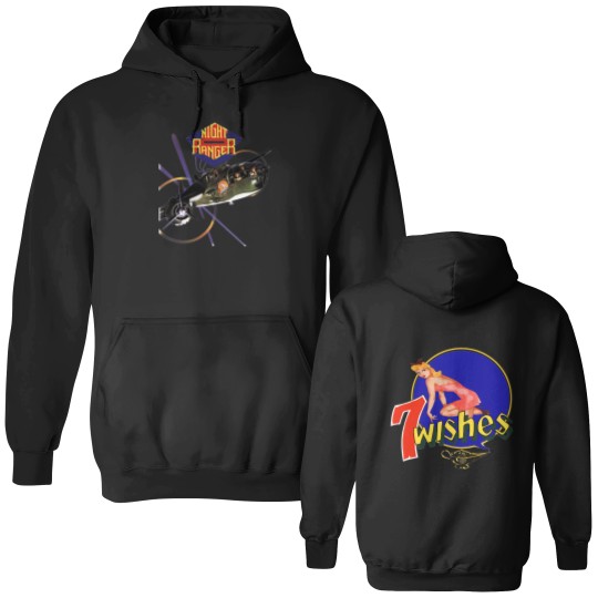 Discover Night Ranger - 7 Wishes Double Sided Hoodies