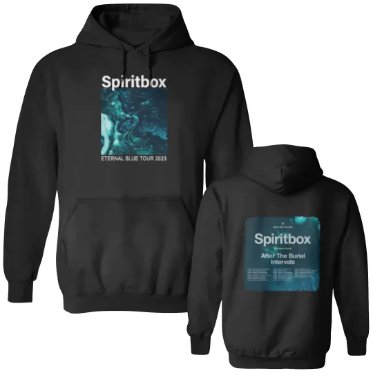 Discover Spiritbox Eternal Blue Tour 2023 Double Sided Hoodies, Spiritbox Double Sided Hoodies, Eternal Blue Album