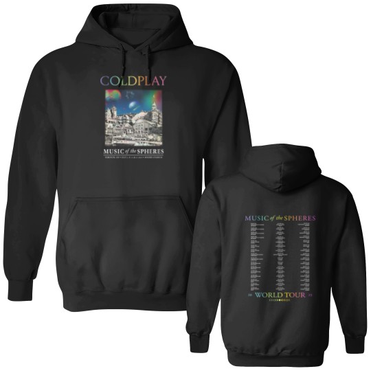 Discover New BAND Coldplay 2025 Double Sided Hoodies MEN Double Sided Hoodies