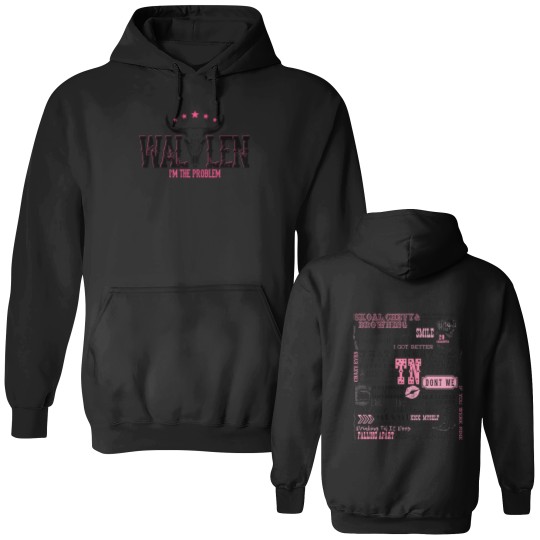 Discover Wallen Western I'm The Problem Album Double Sided Hoodies, Wallen Western Double Sided Hoodies
