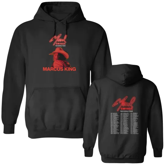Discover Marcus King Mood Swings The World Tour 2024 Double Sided Double Sided Hoodies