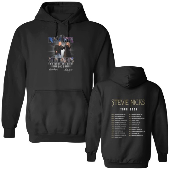 Discover Billy Joel & Stevie Nicks Tour Double Sided Hoodies