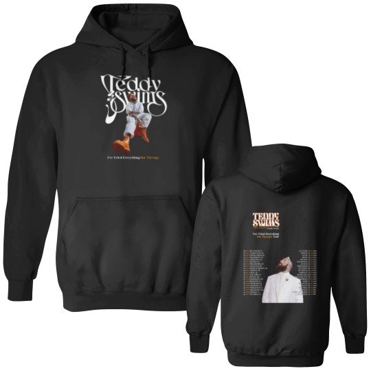 Discover Teddy Swims Tour 2025 All Size Unisex Double Sided Hoodies Gift For Him, For Her