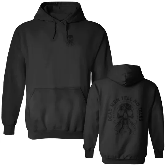Discover Vintage Pirates Caribbean Dead Men Tell No Tales  Double Sided Hoodies, Pirates, Retro 90s Pirates Double Sided Hoodies