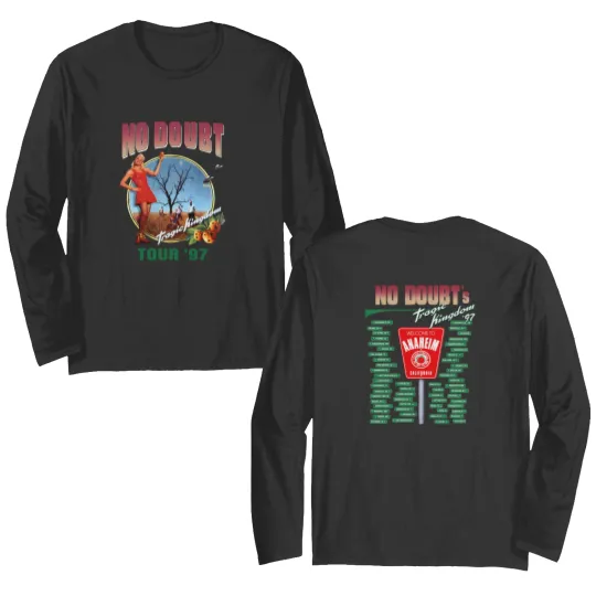 Discover Vintage No Doubt 1997 Double Sided Long Sleeves, No Doubt Tragic Kingdom Tour Double Sided Long Sleeves