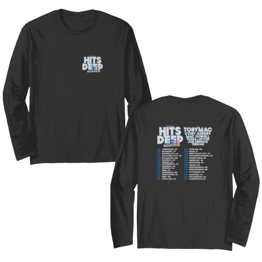 Discover TobyMac Hits Deep Tour 2024 Double Sided Long Sleeves, TobyMac Fan Double Sided Long Sleeves