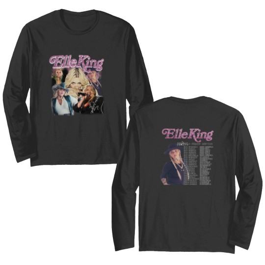 Discover Double Sided Long Sleeve Shirt - Elle King A Freakin Men Tour