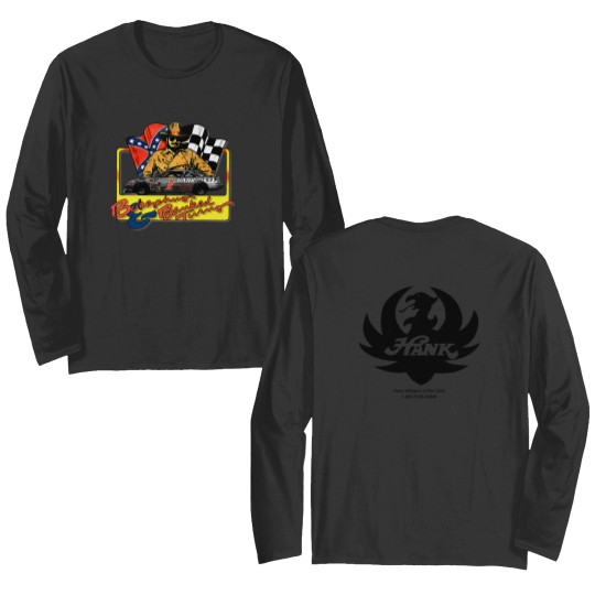 Discover 90s Hank Williams Jr. Racing Unisex Double Sided Long Sleeves, Hank Williams Jr Bocephus Country Band Tour Double Sided Long Sleeves