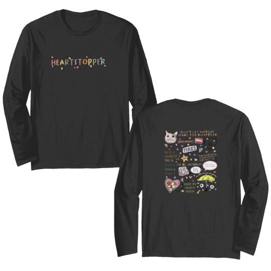 Discover Vintage Heartstopper Season 2 Double-Sided Long Sleeve Shirts