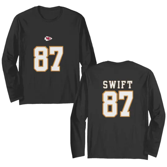 Discover Double Side Swift And Kelce Double Sided Long Sleeve Shirts