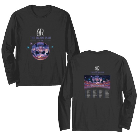 Discover AJR The Maybe Man Tour 2024 Tour Double Sided Long Sleeves, AJR Band Fan Double Sided Long Sleeves