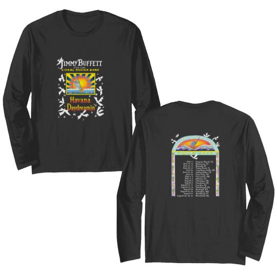 Discover Jimmy Buffett Double Sided Long Sleeves, Rare Jimmy Buffett Tour 1997 Double Sided Long Sleeves