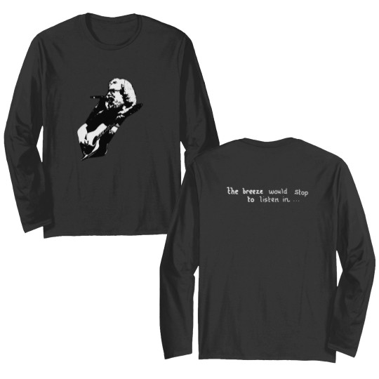Discover Jerry Garcia Double Sided Long Sleeves. Jerry playing acoustic Guitar