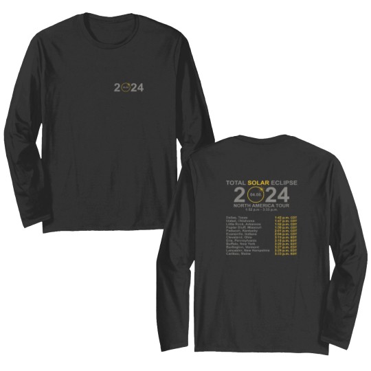 Discover Total Solar Eclipse Long Sleeve Shirt