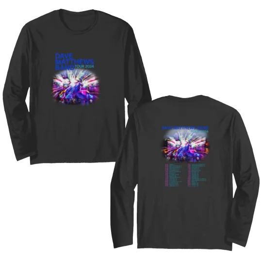 Discover Dave Matthews Band 2024 Tour Double Sided Long Sleeves