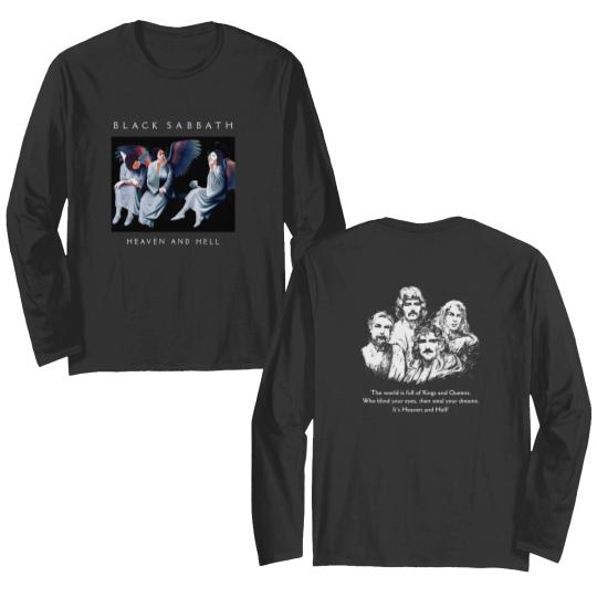 Discover Black Sabbath "Heaven and Hell"  Black Double Sided Long Sleeves