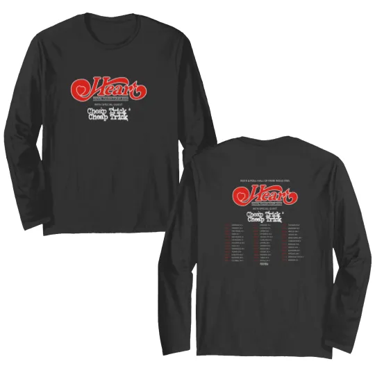 Discover Heart 2024 Tour Double Sided Long Sleeve Shirt
