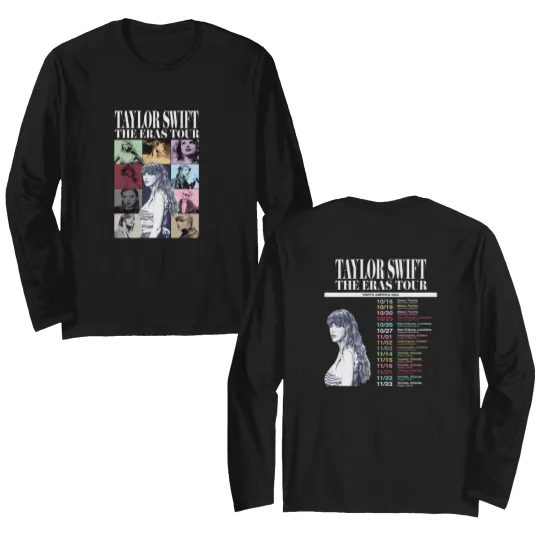 Discover Swift Tour 2024, North America Dates Tour, Reputation tour Double Sided Long Sleeves