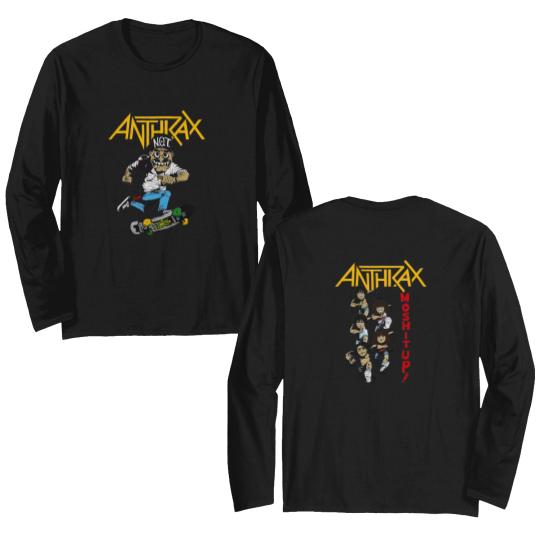 Discover Anthrax Mosh it Up Tour 1987 Double Sided Long Sleeves