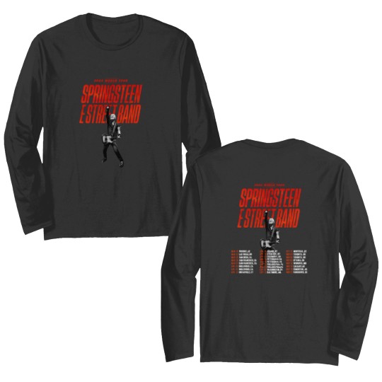 Discover Springsteen 2024 Tour Double Sided Long Sleeves, Springsteen Fans Gift Double Sided Long Sleeves