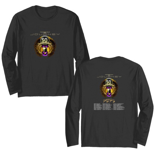 Discover Journey 2024 Tour Double Sided Long Sleeves  Merchandise, Journey Tour Double Sided Long Sleeves 2024