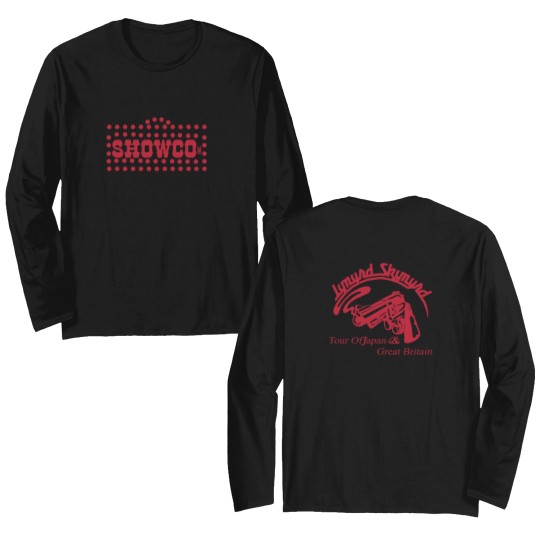 Discover Vintage 1976 Lynyrd Skynyrd Showco Tour of Japan & Great Britain 2 sides Double Sided Long Sleeves