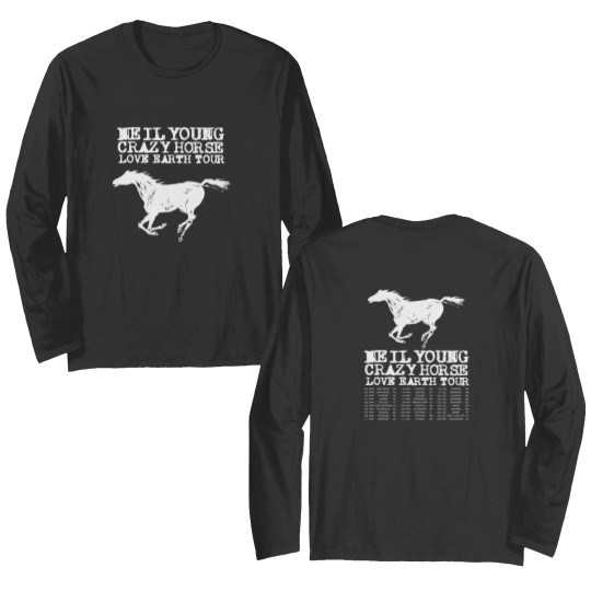 Discover Neil Young Double Sided Long Sleeves Music Double Sided Long Sleeves World Tour 2024 Tour