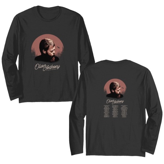 Discover Oliver Anthony Tour 2024 Out of the Woods Double Sided Long Sleeves