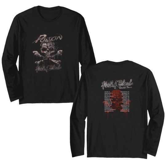 Discover Poison Flesh & Blood World Tour Double Sided Long Sleeves