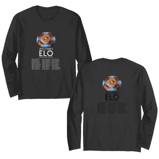 Discover Jeff Lynne's ELO - The Over and Out Tour 2024 Double Sided Long Sleeves, Jeff Lynne's Elo 2024 Double Sided Long Sleeves