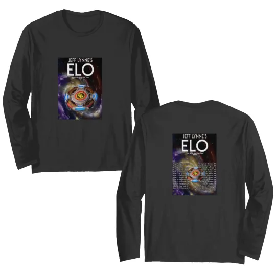 Discover ELO The Over and Out Tour Double Sided Long Sleeves, Jeff Lynne's ELO The Over and Out Tour 2024 Double Sided Long Sleeves