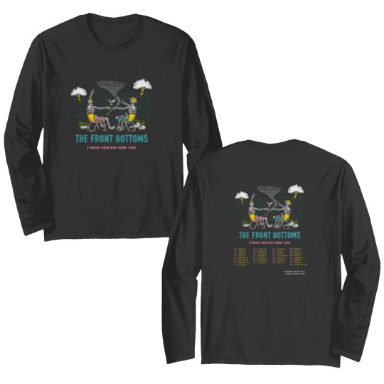 Discover The Front Bottoms - Finding Your Way Home Tour 2024 Double Sided Long Sleeves