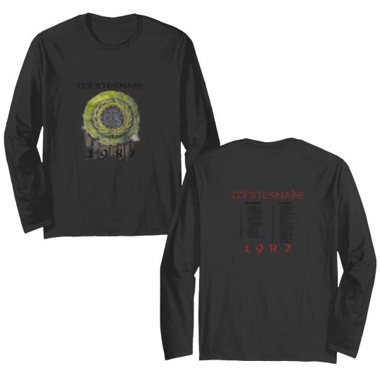 Discover 1987 Whitesnake Tour Double Sided Long Sleeves