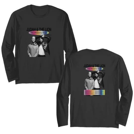 Discover Judah & the Lion The Process Tour 2024 Double Sided Long Sleeves, Judah and the Lion 2024 Concert Double Sided Long Sleeves