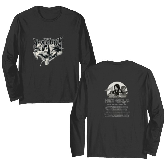 Discover The Hex Girls Rock Band Music Double Sided Long Sleeves, The Hex Girls Music Concert 2024 Double Sided Long Sleeves