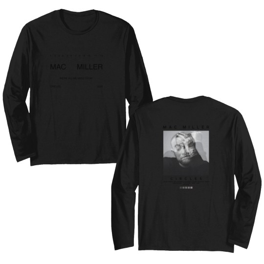 Discover Vintage macmiller Album Double Sided Long Sleeves, Vintage Rap Double Sided Long Sleeves, Mac Self Care Double Sided Long Sleeves