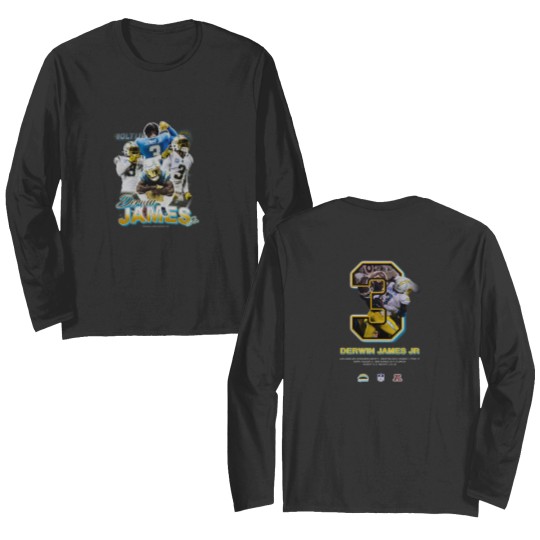 Discover Derwin James Vintage 90s Graphic Style Double Sided Long Sleeves, Vintage Sport Double Sided Long Sleeves