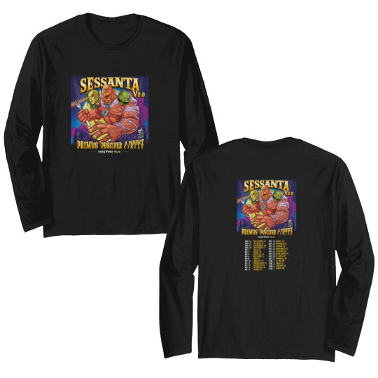 Discover A PERFECT CIRCLE And PRIMUS And PUSCIFER Sessanta V2.0 Tour 2025 Fan Gifts Double Sided Long Sleeves
