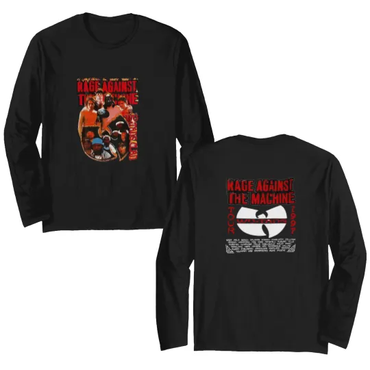 Discover VTG 1997 Tang Tour Rage Against Double Sided Long Sleeves