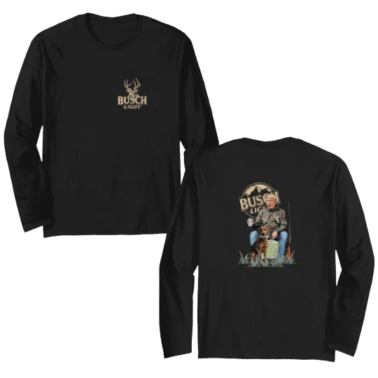 Discover Donald Trump/Light Beer Comfort Colors Double Sided Long Sleeves