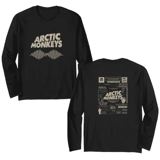 Discover Arctic Monkeys Music Album Graphic Double Sided Long Sleeves