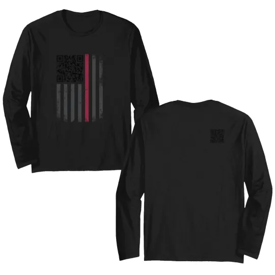 Discover Trump Dance QR Code Double Sided Long Sleeves | Scan and Enjoy