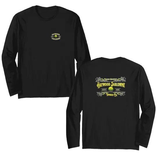 Discover Haywood Jablowme Timber Co Double Sided Long Sleeves, Funny Hardwood Double Sided Long Sleeves