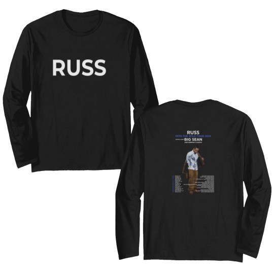 Discover Russ Into The Wild Tour 2025 Merch Double Sided Long Sleeves