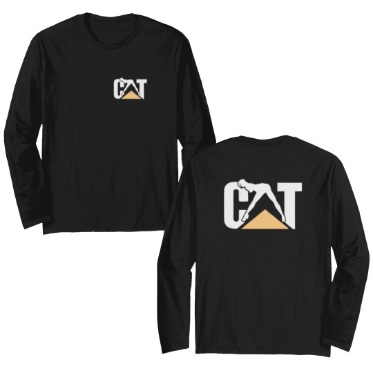 Discover Cat With Woman Lady Cat Unisex Double Sided Long Sleeves